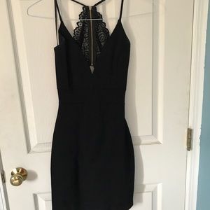 Black cocktail dress
